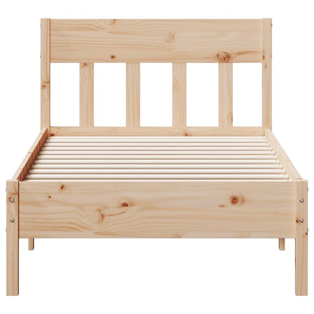 Sengeramme uten madrass 75x190 cm heltre furu