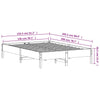 Sengeramme uten madrass 150x200 cm heltre furu