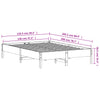 Sengeramme uten madrass 120x200 cm heltre furu
