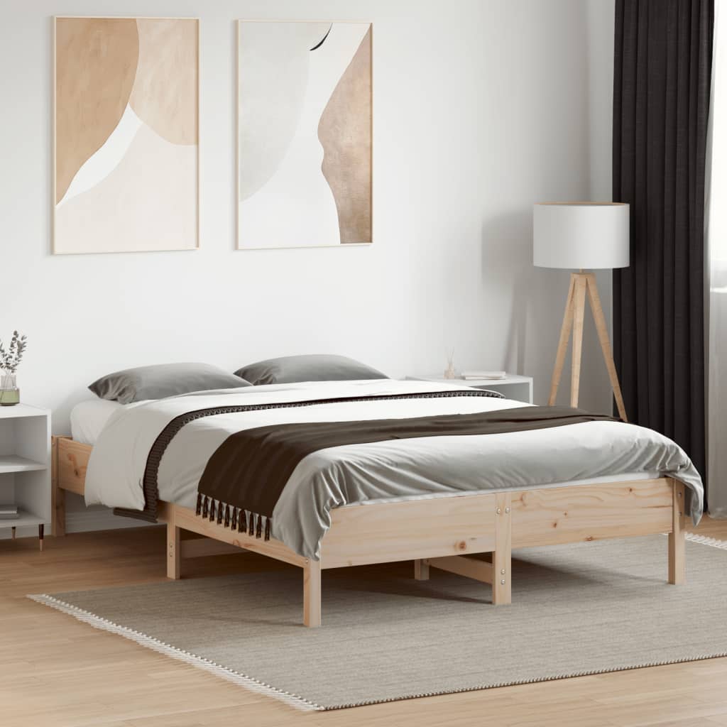 Sengeramme uten madrass 140x190 cm heltre furu