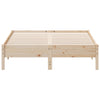 Sengeramme uten madrass hvit 135x190 cm heltre furu