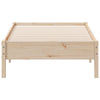 Sengeramme uten madrass 75x190 cm heltre furu