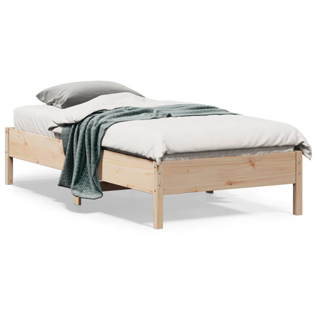 Sengeramme uten madrass 75x190 cm heltre furu