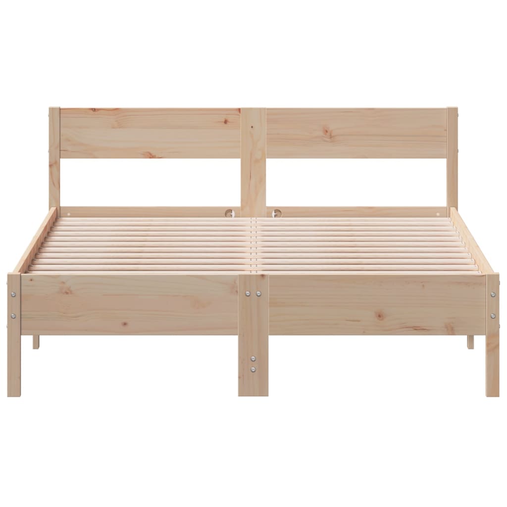 Sengeramme uten madrass 140x200 cm heltre furu