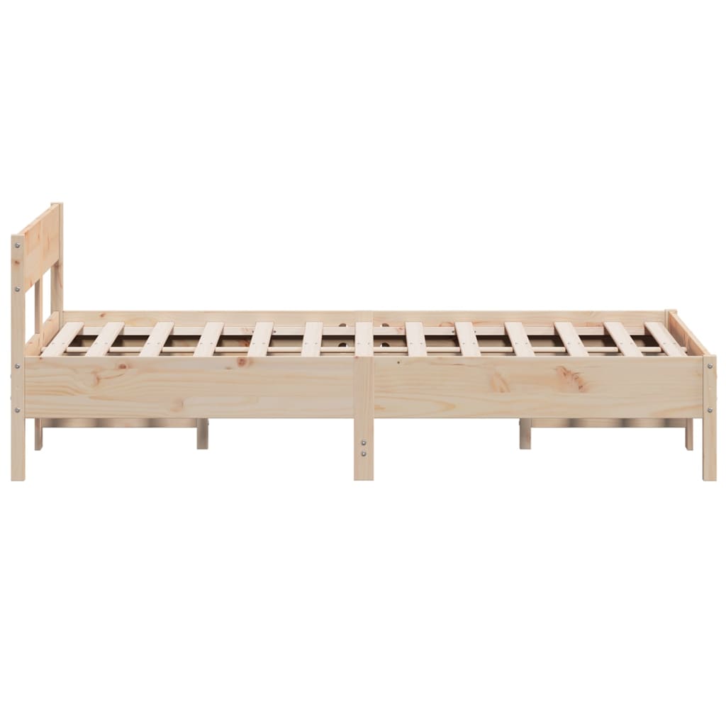 Sengeramme uten madrass 140x200 cm heltre furu