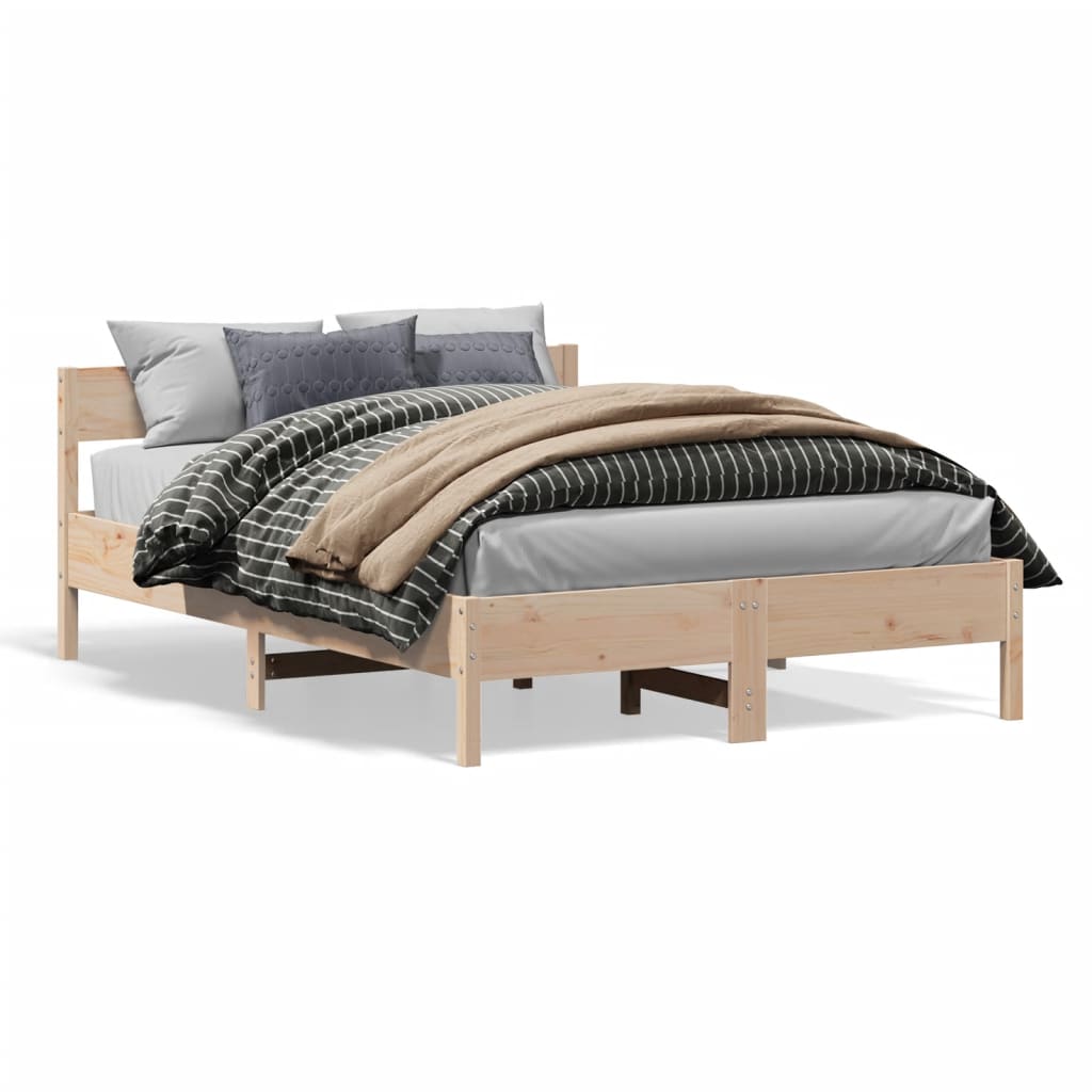 Sengeramme uten madrass 140x190 cm heltre furu