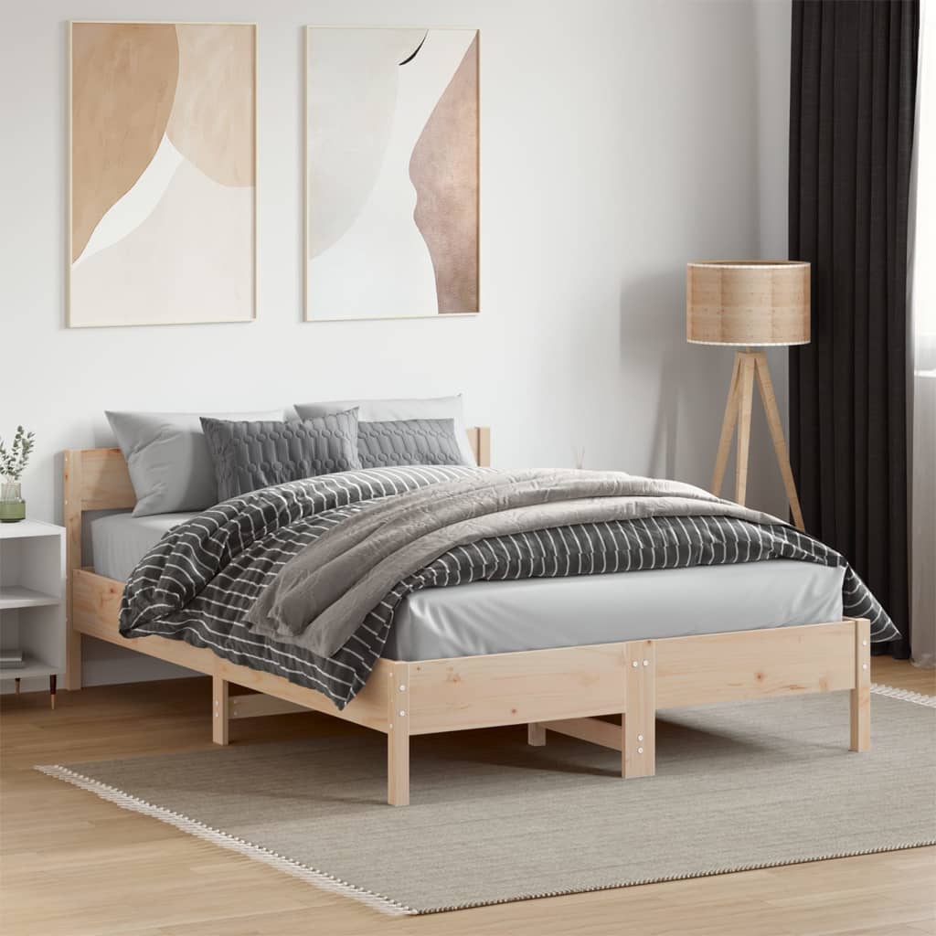 Sengeramme uten madrass 120x190 cm heltre furu