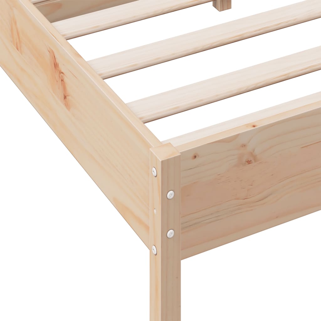 Sengeramme uten madrass 120x190 cm heltre furu