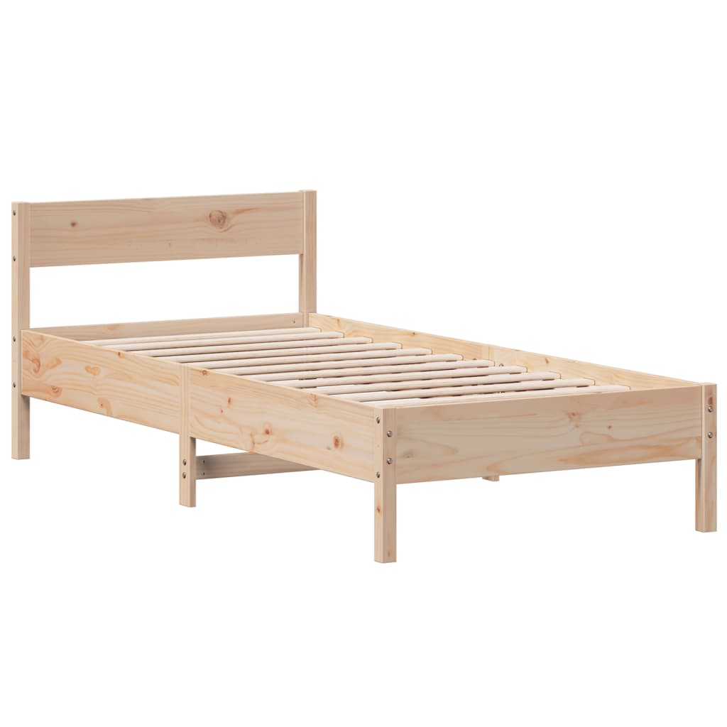 Sengeramme uten madrass 75x190 cm heltre furu