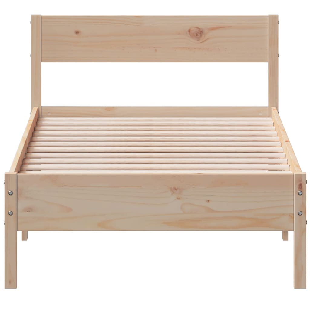 Sengeramme uten madrass 75x190 cm heltre furu
