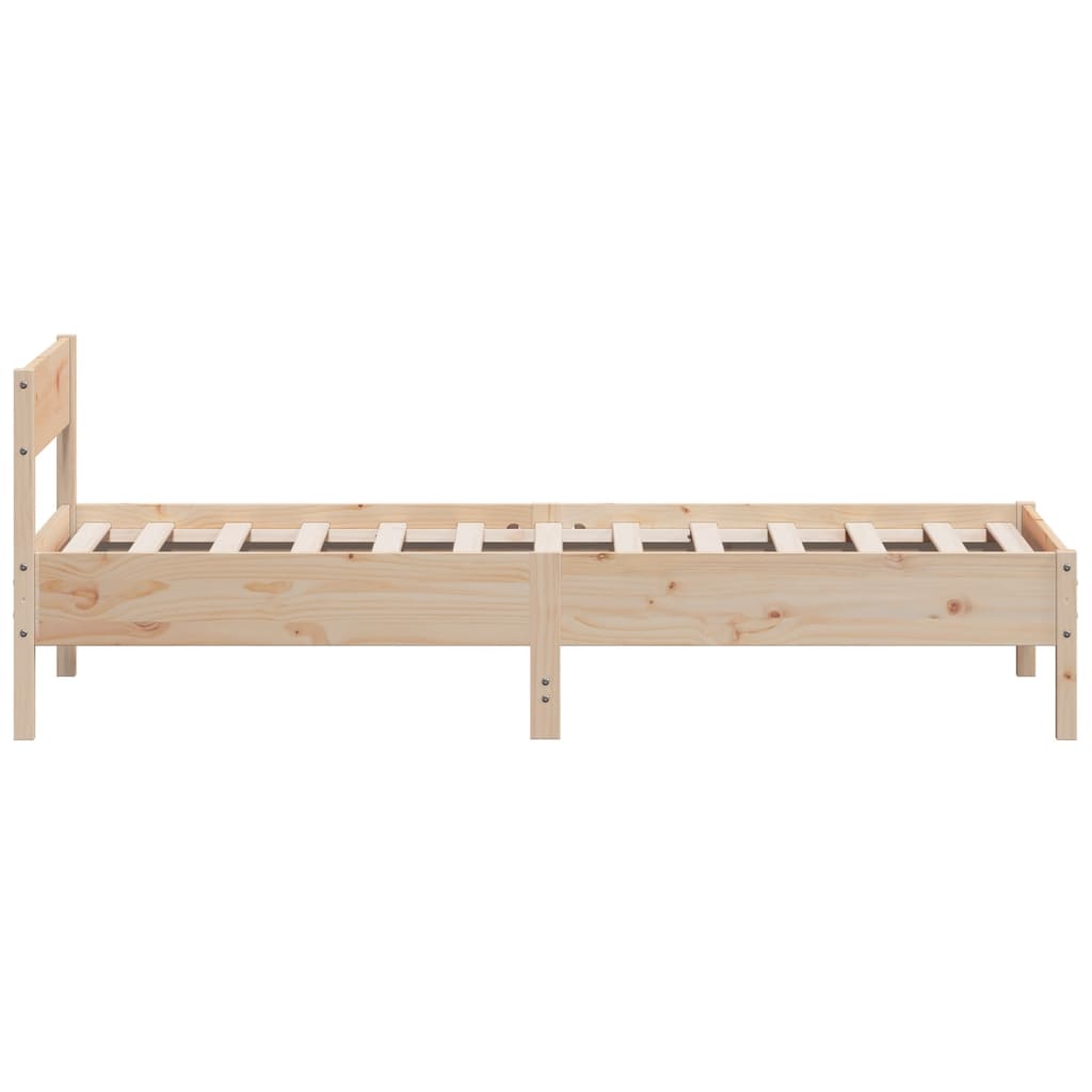 Sengeramme uten madrass 75x190 cm heltre furu