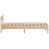 Sengeramme uten madrass 75x190 cm heltre furu