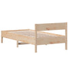 Sengeramme uten madrass 75x190 cm heltre furu