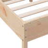 Sengeramme uten madrass 75x190 cm heltre furu