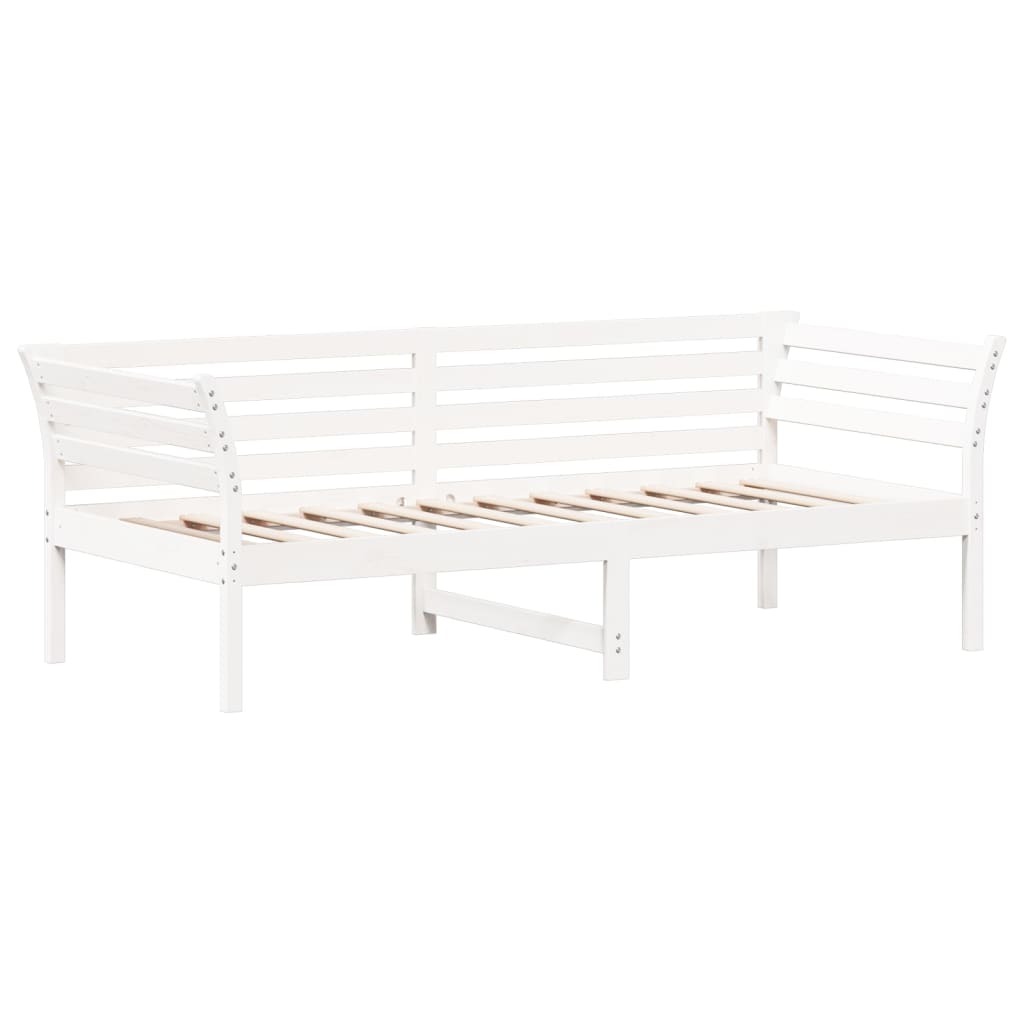 Dagseng uten madrass hvit 90x200 cm heltre furu