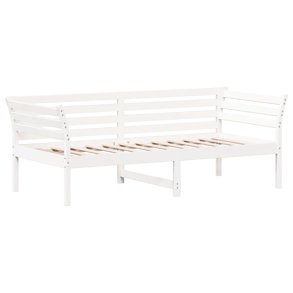 Dagseng uten madrass hvit 75x190 cm heltre furu