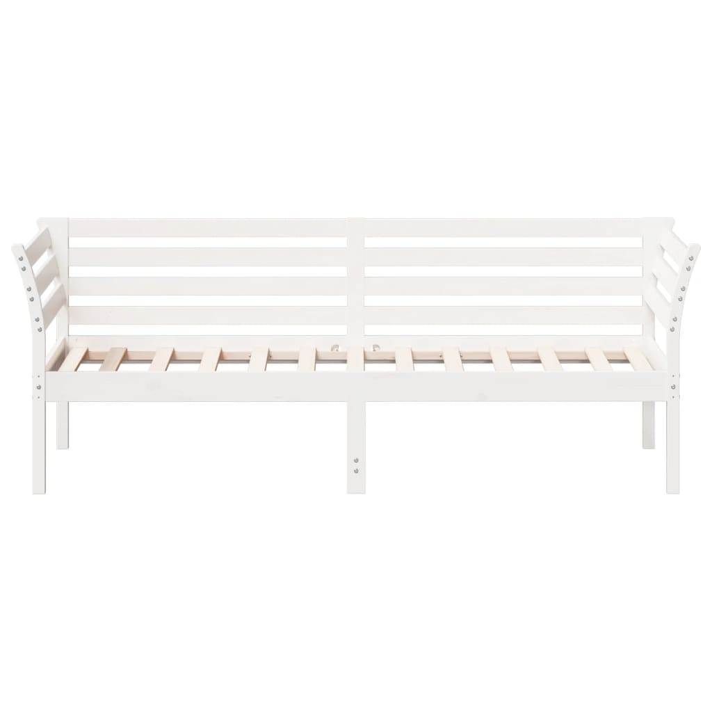 Dagseng uten madrass hvit 75x190 cm heltre furu