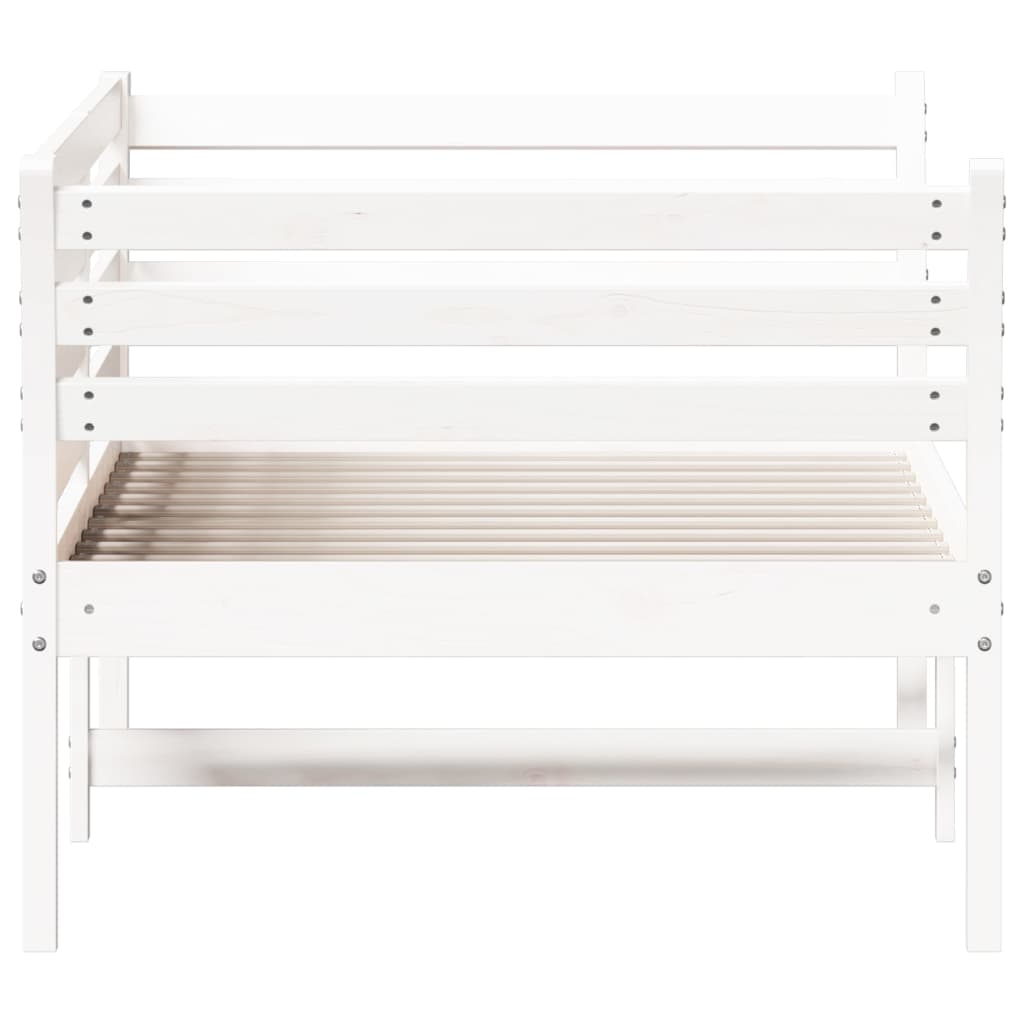 Dagseng uten madrass hvit 75x190 cm heltre furu