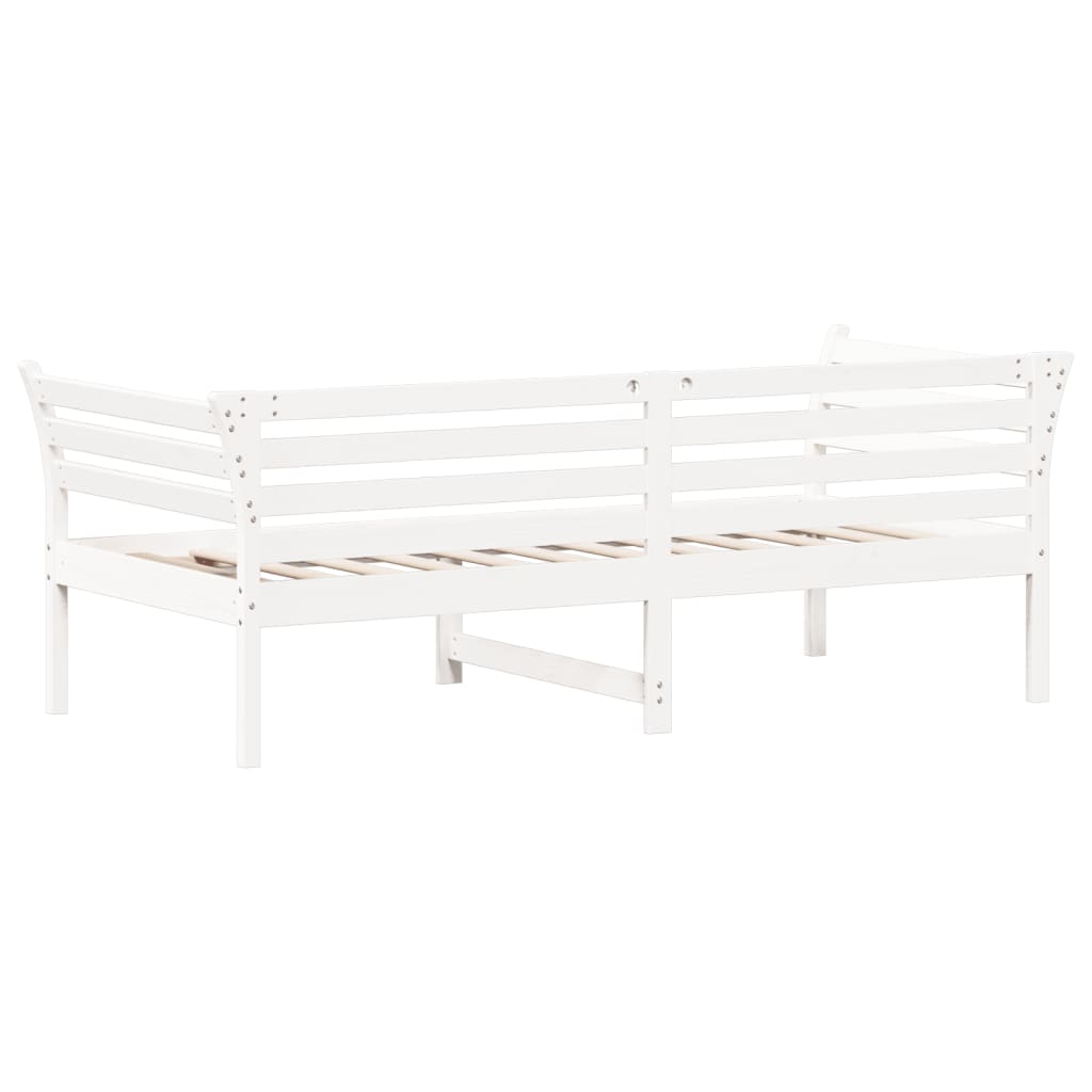 Dagseng uten madrass hvit 75x190 cm heltre furu