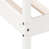 Dagseng uten madrass hvit 75x190 cm heltre furu
