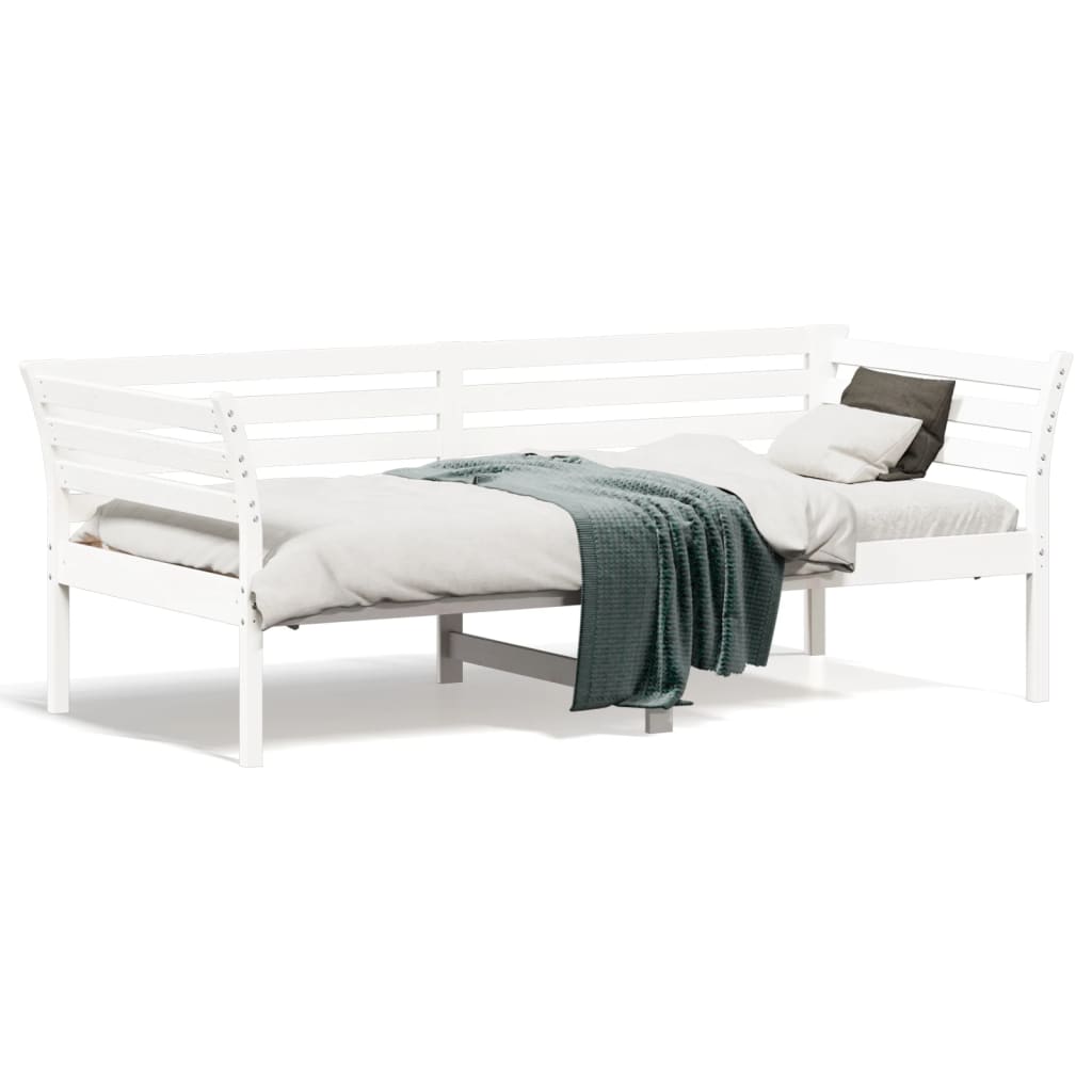 Dagseng uten madrass hvit 75x190 cm heltre furu