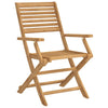 Sammenleggbare hagestoler 2 stk 54,5x61,5x86,5 cm heltre akasie