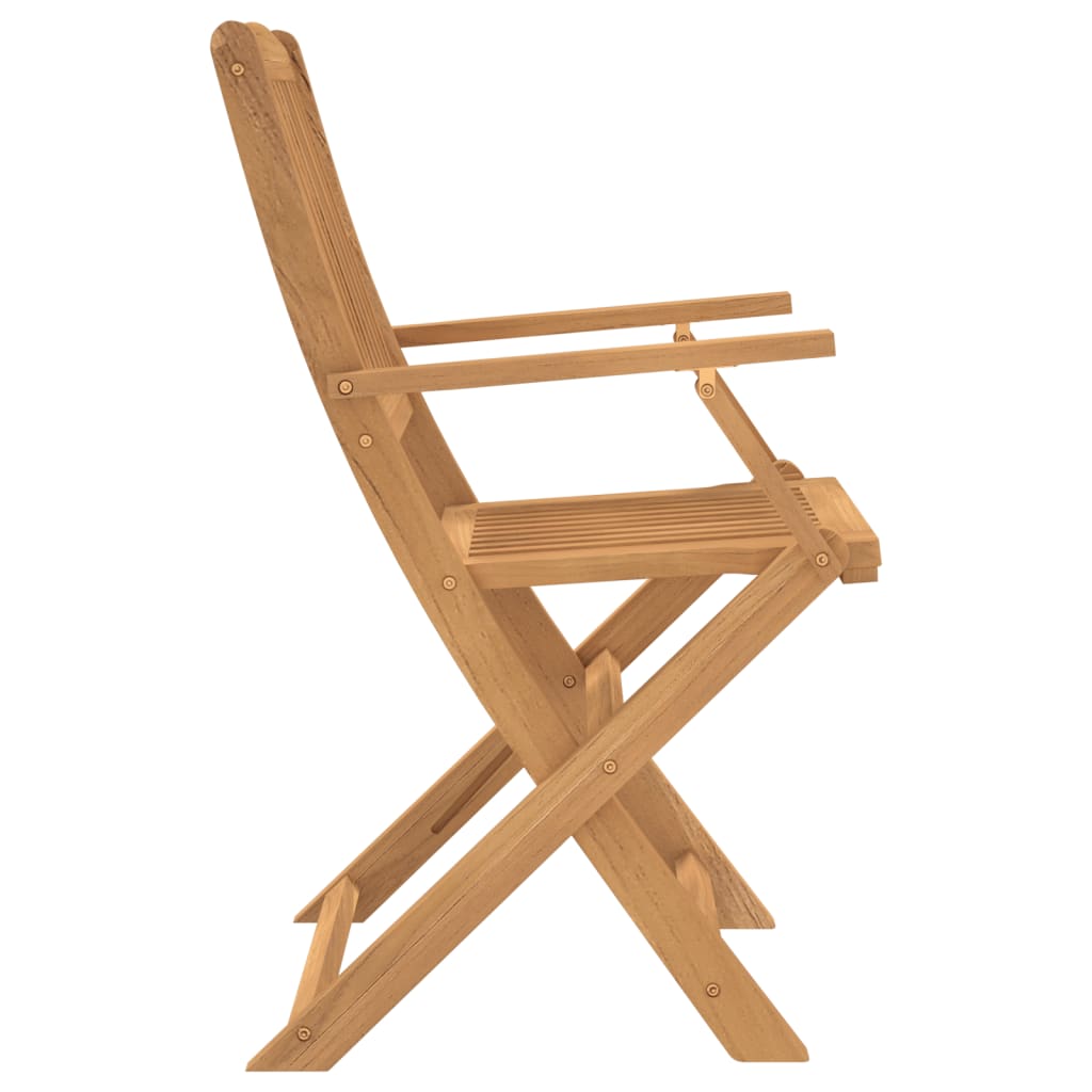 Sammenleggbare hagestoler 4 stk 54x61x88 cm heltre akasie