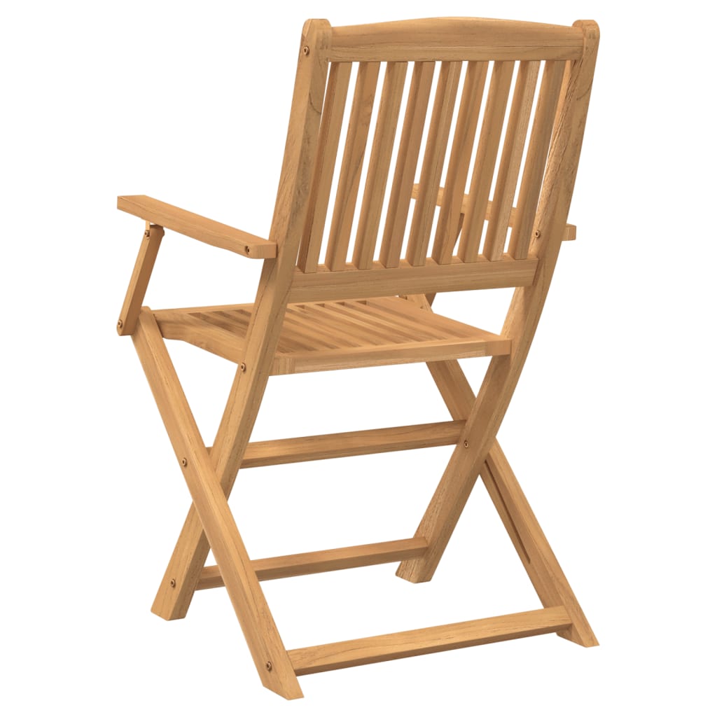Sammenleggbare hagestoler 4 stk 54x61x88 cm heltre akasie