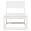 Hagesofa hvit heltre furu