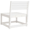Hagesofa hvit heltre furu