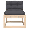 Hagesofaer med puter 2 stk heltre furu