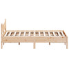 Sengeramme uten madrass hvit 135x190 cm heltre furu