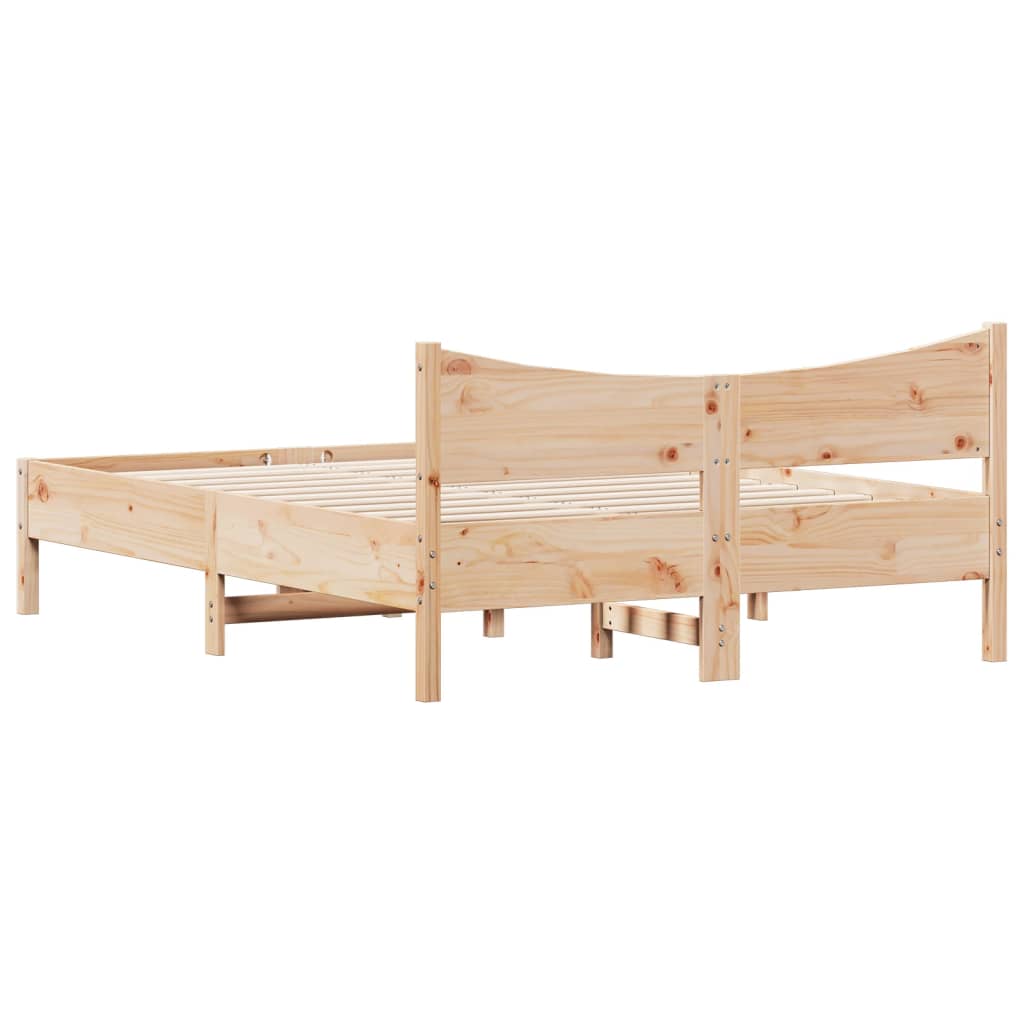 Sengeramme uten madrass 120x190 cm heltre furu