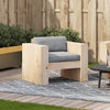Hagesofa 79x60x62 cm heltre furu