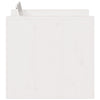 Hagesofa hvit 79x60x62 cm heltre furu