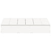 Sandkasse med lokk hvit 111x111x19,5 cm heltre furu