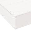 Sandkasse med lokk hvit 111x111x19,5 cm heltre furu