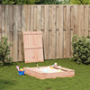 Sandkasse med lokk 111x111x19,5 cm heltre douglasgran