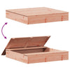 Sandkasse med lokk 111x111x19,5 cm heltre douglasgran