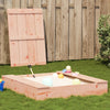 Sandkasse med lokk 111x111x19,5 cm heltre douglasgran